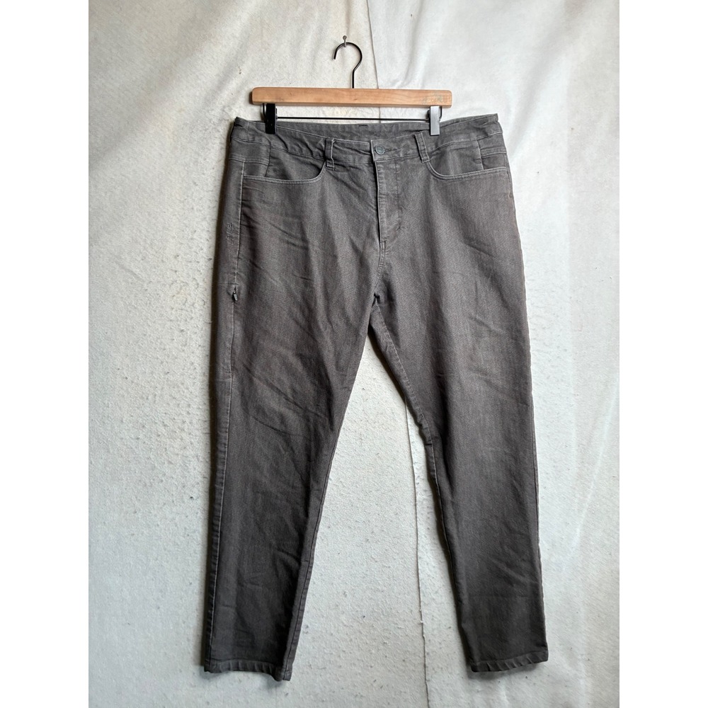 BYLT Premium Basics Everyday Pant 2.0 Slim Fit Charcoal Grey Mens 36x28
